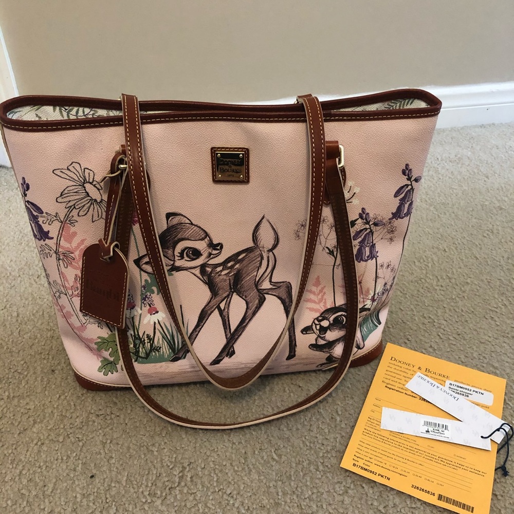 Dooney Disney Bambi Shopper Handbag